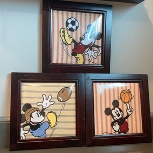 Babies R Us Mickey Mouse wall art